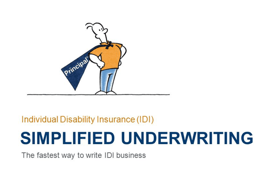 Simplified Disability Insurance – Underwriting now offered through Principal Insurance